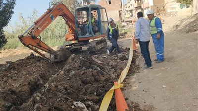 مدّ خط الغاز الطبيعي بقرية دهشور بالبحيرة