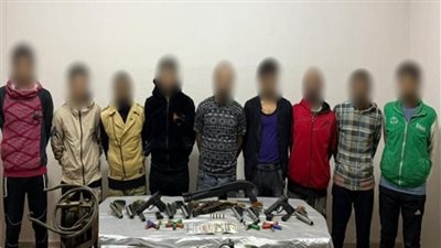 مصرع 4 عناصر إجرامية شديدة الخطورة وضبط كميات من المخدرات والأسلحة بالجيزة وقنا