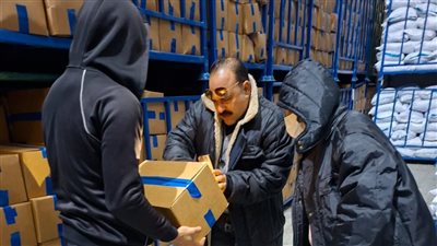  ضبط 120 طن دواجن مجمدة مجهولة المصدر بالعاشر من رمضان