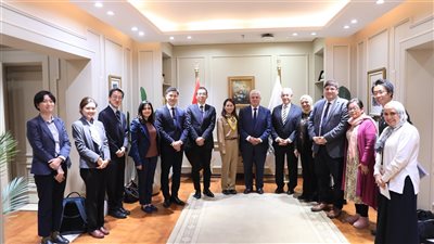 وزير التعليم العالي يبحث سبل التعاون مع هيئة التعاون الدولي اليابانية (جايكا)