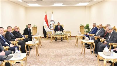 وزير الإنتاج الحربي يلتقي نائبي رئيسي 