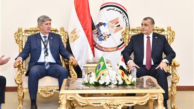الوزير محمد صلاح يستقبل وزير الإنتاج الدفاعي البرازيلي