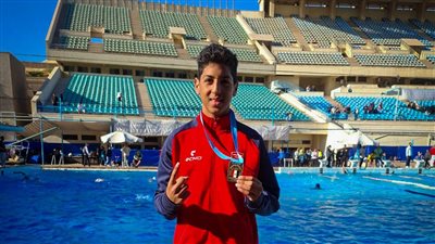 بطل من ذهب، تعرف على آخر ألقاب يوسف محمد لاعب السباحة قبل وفاته