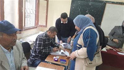 انتخابات النواب، إقبال كثيف للتصويت بلجان الدوائر الثلاثة الملغاة بالبحيرة (صور)