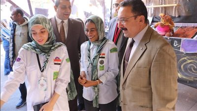 انطلاق المعرض الفني الكشفي الـ31 بجامعة الإسكندرية