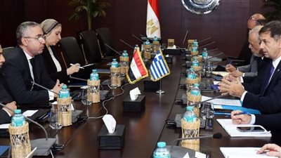 مساعد وزير الاستثمار يبحث مع نائب وزير خارجية اليونان تعزيز التعاون الاقتصادي