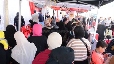  انتخابات النواب، إقبال كثيف على لجنة عثمان بن عفان بإمبابة (فيديو وصور) 