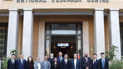 المركز القومي للبحوث يستقبل وفد أكاديمية سيشوان الصينية لتعزيز التعاون العلمي والتكنولوجي