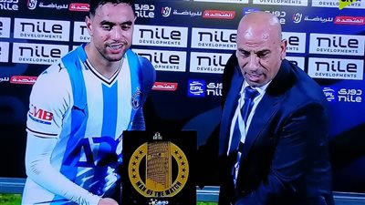 الدوري المصري، محمد الشيبي رجل مباراة بيراميدز أمام كهرباء الإسماعيلية