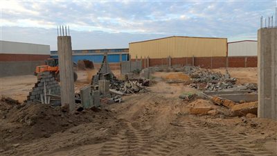 إزالة 7 حالات تعد على أراضي الدولة بمركز بلبيس في الشرقية