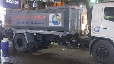 طوارئ في الجيزة بسبب انقطاع المياه، سيارات للشرب أمام المساجد والشوارع الرئيسية