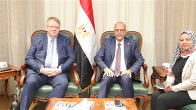 جبران يستقبل مدير مكتب العمل الدولية بالقاهرة لبحث تفعيل التعاون في الملفات المشتركة