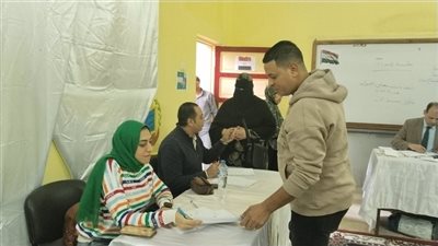 انتخابات النواب بالإسكندرية، كبار السن يتصدرون مشهد التصويت بلجنة مدرسة السيرة الحسنة (صور)