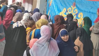  السيدات يتصدرن المشهد بلجنة دسيا بالفيوم 