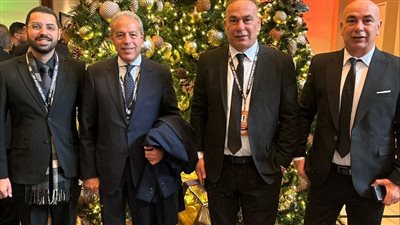 وصول حسام وإبراهيم حسن لـ حفل سحب قرعة كأس العالم ٢٠٢٦ بأمريكا