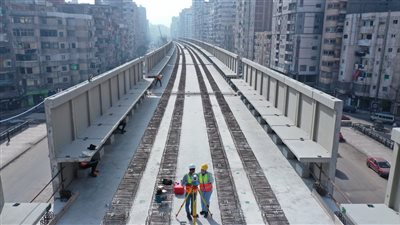 شاهد، تصوير جوي لتقدم أعمال المرحلة الأولى من مترو الإسكندرية