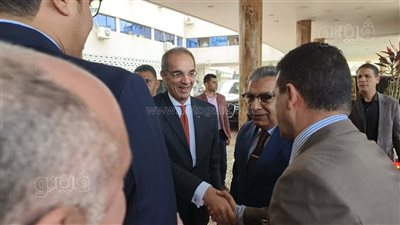 محافظ الدقهلية يستقبل وزير الاتصالات لافتتاح عدد من المشاريع (صور)