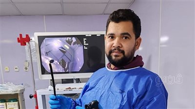 مستشفى أبو كبير المركزي ينجح في إنقاذ طفل ابتلع بطارية (صور)