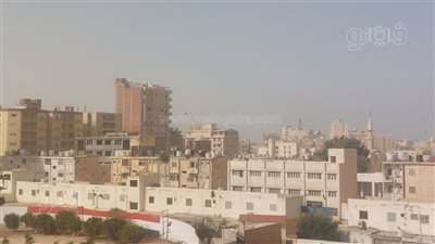 رياح ترابية تحجب الرؤية جزئيا على مرسى مطروح 