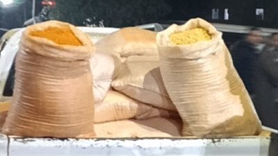 ضبط مواد غذائية غير صالحة للاستهلاك الآدمي في حملة تموينية بالفيوم 