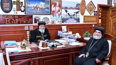  البابا تواضروس يتلقى تقريرا عن الخدمة في إيبارشية نجع حمادي
