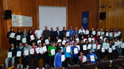 جامعة قناة السويس تختتم الدورة الأساسية الأولى للكرة الخماسية 