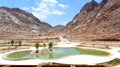آخر مستجدات تنفيذ مشروع التجلي الأعظم وتطوير سانت كاترين (صور)