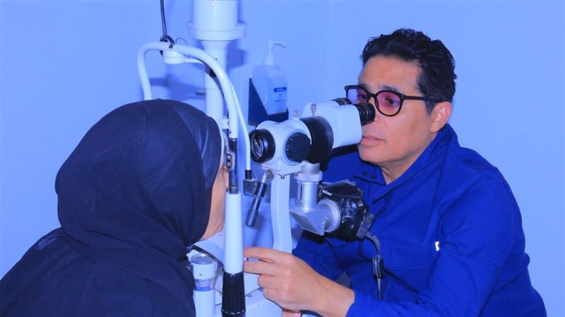 افتتاح عيادات الرمد