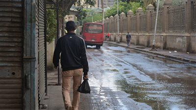  سقوط أمطار على المنصورة والأجهزة التنفيذية بالدقهلية تعلن حالة الطوارئ 