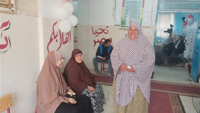 السيدات وكبار السن في المقدمة، تزايد الإقبال على لجنة الرحمانية بالإسكندرية (صور)