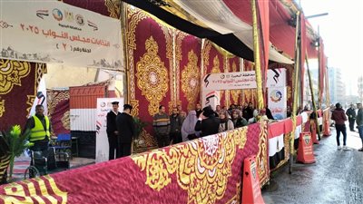 انتخابات النواب، إقبال متوسط على لجنة مدرسة محمد عيسى موسى بكوم حمادة (صور)