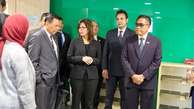 تفاصيل زيارة وفد رفيع المستوى من الحكومة الإندونيسية للأكاديمية الوطنية للتدريب (صور)