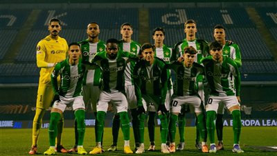 الدوري الأوروبي، ريال بيتيس يضرب دينامو زغرب 0/3 في الشوط الأول 