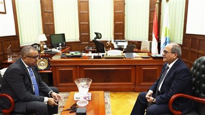 محافظ جنوب سيناء يبحث تطوير محطة دهب ورفع كفاءة شبكات الصرف الصحي