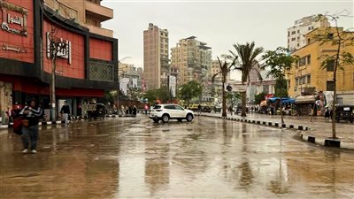 بحيرات من المياه، الأمطار تغرق شوارع المحلة بالغربية