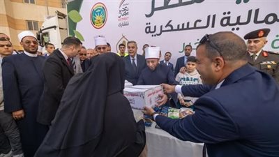 226 طن مواد غذائية، قافلة صندوق تحيا مصر تصل بشاير الخير بالإسكندرية 