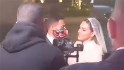 شاهد، ابنة محمد هنيدي تتألق في جلسة تصوير زفافها