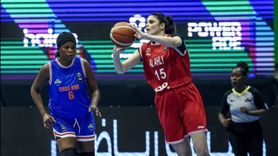  الأهلي يفوز على سي إن إس إس الكونغولي ويتأهل لنصف نهائي إفريقيا لسيدات السلة