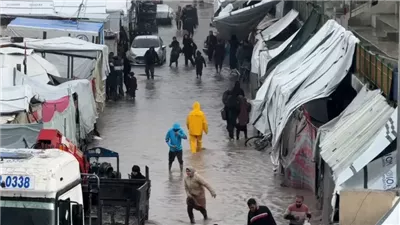 المكتب الحكومي بغزة يعلن حصيلة جديدة لضحايا منخفض بيرون