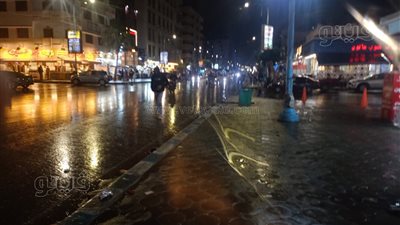 سقوط أمطار غزيرة على مطروح (صور)