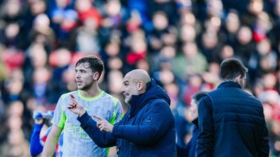 مانشستر سيتي يتقدم على كريستال بالاس بهدف هالاند في الشوط الأول 