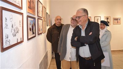 ختام عيد الكاريكاتير المصري ضمن فعاليات “فرحانين بالمتحف الكبير”