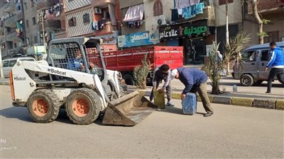 حملة مكبرة لرفع الإشغالات والحواجز الإسمنتية بشارع الثلاثيني بالإسماعيلية