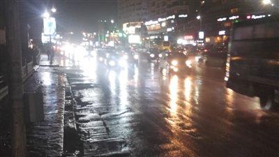 سقوط أمطار متوسطة على مناطق متفرقة بالإسكندرية 