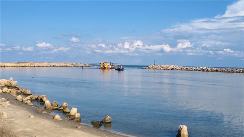 تكريك ميناء البرلس