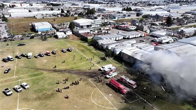 تحطم طائرة صغيرة وسط المكسيك أثناء هبوط اضطراري ومصرع 7 أشخاص