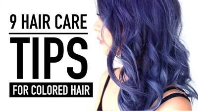 7 خطوات للعناية بالشعر المصبوغ بطرق طبيعية