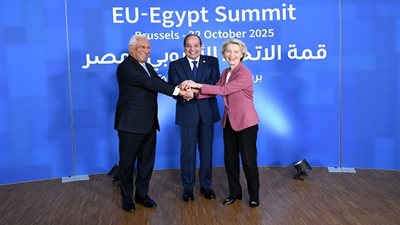  القمة المصرية الأوروبية الأولى تتصدر نشاط السيسي الخارجي في 2025 (صور)
