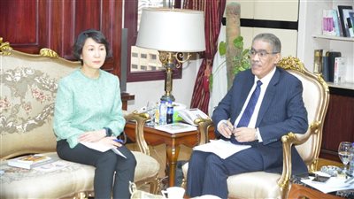 رئيس العامة للاستعلامات يستقبل المتحدثة باسم الخارجية الصينية 