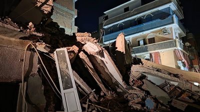 محافظ المنيا يتوجه إلى موقع انهيار منزل بحي غرب